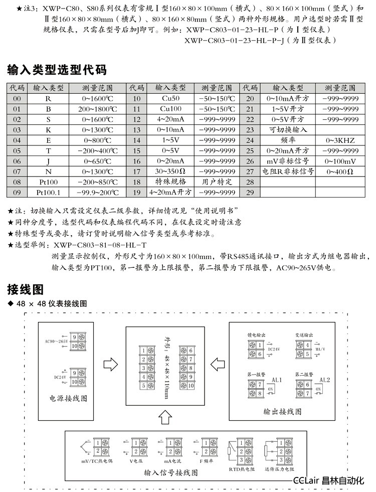 數(shù)顯控制儀 XWP-C70 