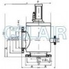 GDQ-J10(b)，GDQ-J16(b)，GDQ-J25(b)，GDQ-J32(b)，氣動(dòng)活套法蘭擋板閥