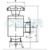 GD-J50，GD-J63，GD-J80，GD-J100，高真空擋板閥