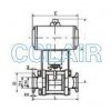 GUQ-10(KF)，GUQ-16(KF)，GUQ-25(KF)，GUQ-32(KF)，氣動高真空球閥