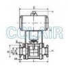 GUQ-10(F)，GUQ-16(F)，GUQ-25(F)，GUQ-32(F)，GUQ-40(F)，氣動高真空球閥