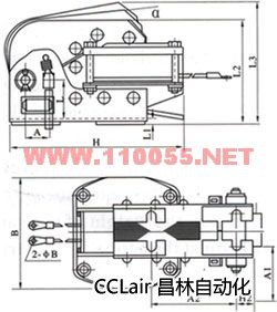 MZZ1-100  MZZ1-200  MZZ1-300    交流單相制動(dòng)電磁鐵  