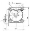 QGLT-125×90,QGLT-125×170,QGLT-125×180,齒輪齒條式擺動(dòng)氣缸