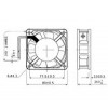 QA8025HSL1,QA8025HSL2,QA8025HBL1,QA8025HBL2,交流風機