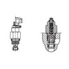 CNC-122-L2.0N,CNC-122-L0.2N,CNC-122-K2.0N,CNC-122-K0.2V,CNC-122-L2.0V,螺紋插裝式單向節(jié)流閥