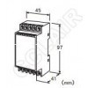 MDW5-4R, RS-485/RS-422用 全雙工避雷器