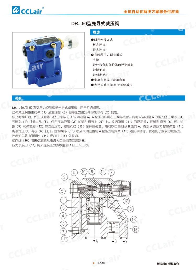 DR 50型先導式減壓閥-1 