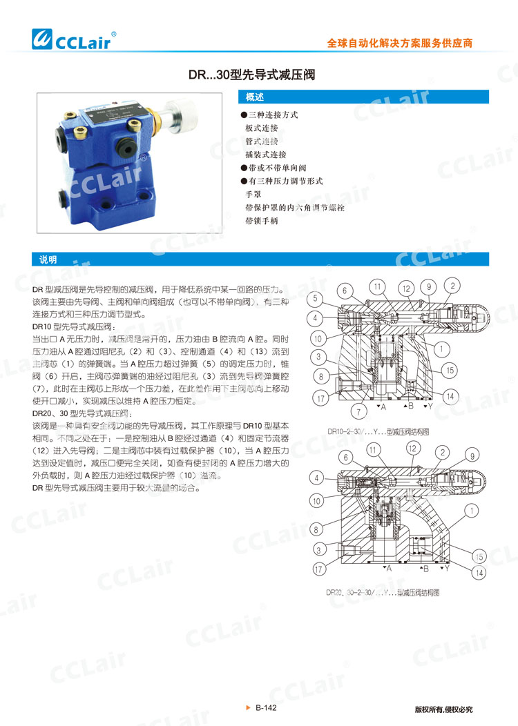 DR 30型先導(dǎo)式減壓閥-1 