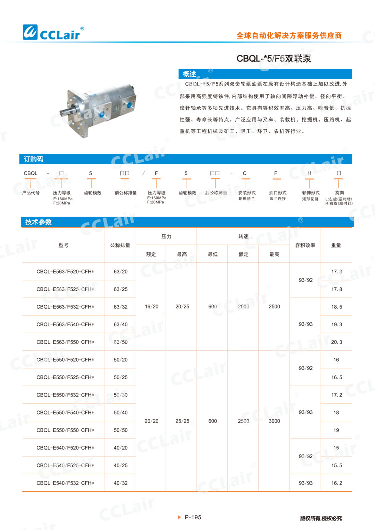 CBQL- 5、F5雙聯(lián)泵-1