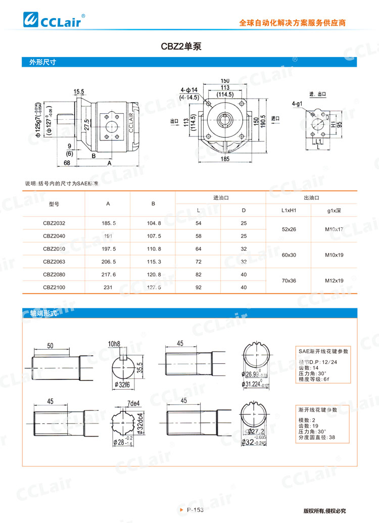 CBZ系列齒輪泵-2