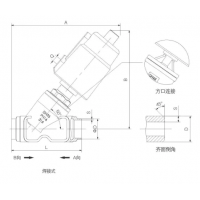 DIN11580-1/2/3,ISO4200/20371,DIN3239,ASME-BPE，焊接不銹鋼和鋁氣缸角座閥