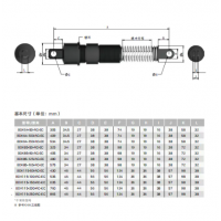 BDK64-50/100/150 BDK85-50/90/125/165，大型可調(diào)節(jié)液壓緩沖器BDK4225~115250