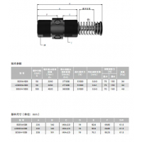 BDE64-50/100B，LEBDE64-50B，BDE64-50/100,LEBDE64-50，大型可調(diào)節(jié)液壓緩沖器BDE6425-64150